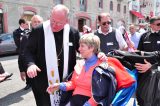 2011 Lourdes Pilgrimage - Archbishop Dolan with Malades (100/267)